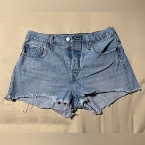 Levi’s 501 Denim Blue Women's Shorts